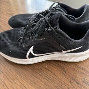 Nike Black and White Pegasus Sneakers